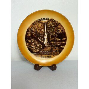 Vintage Multnomah Falls Oregon Souvenir 8 5/8" Collector Plate